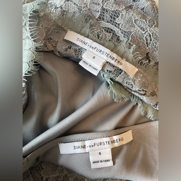 Diane von Furstenburg authentic lace dress size 6 - Picture 12 of 14